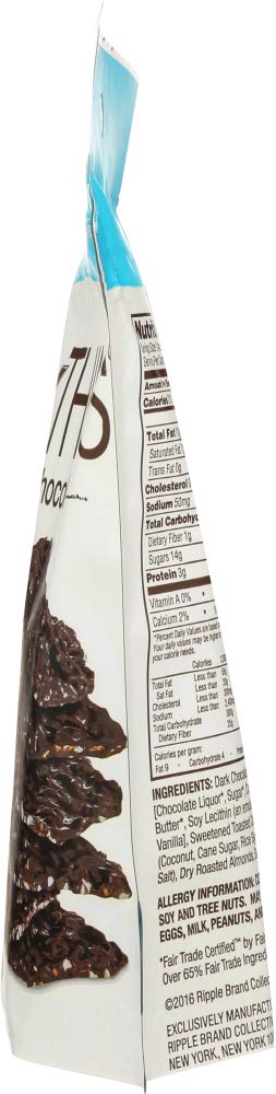 Barkthins - Snacking Chocolates Dark Chocolate Toasted Coconut With Almonds - 4.7 Oz (Pack Of 2)