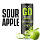 Origin Jocko GO Energy Drinks Sugar Free - KETO, Vitamin B12 & B6 - 12 Fl Oz (Pack of 12) - Sour Apple