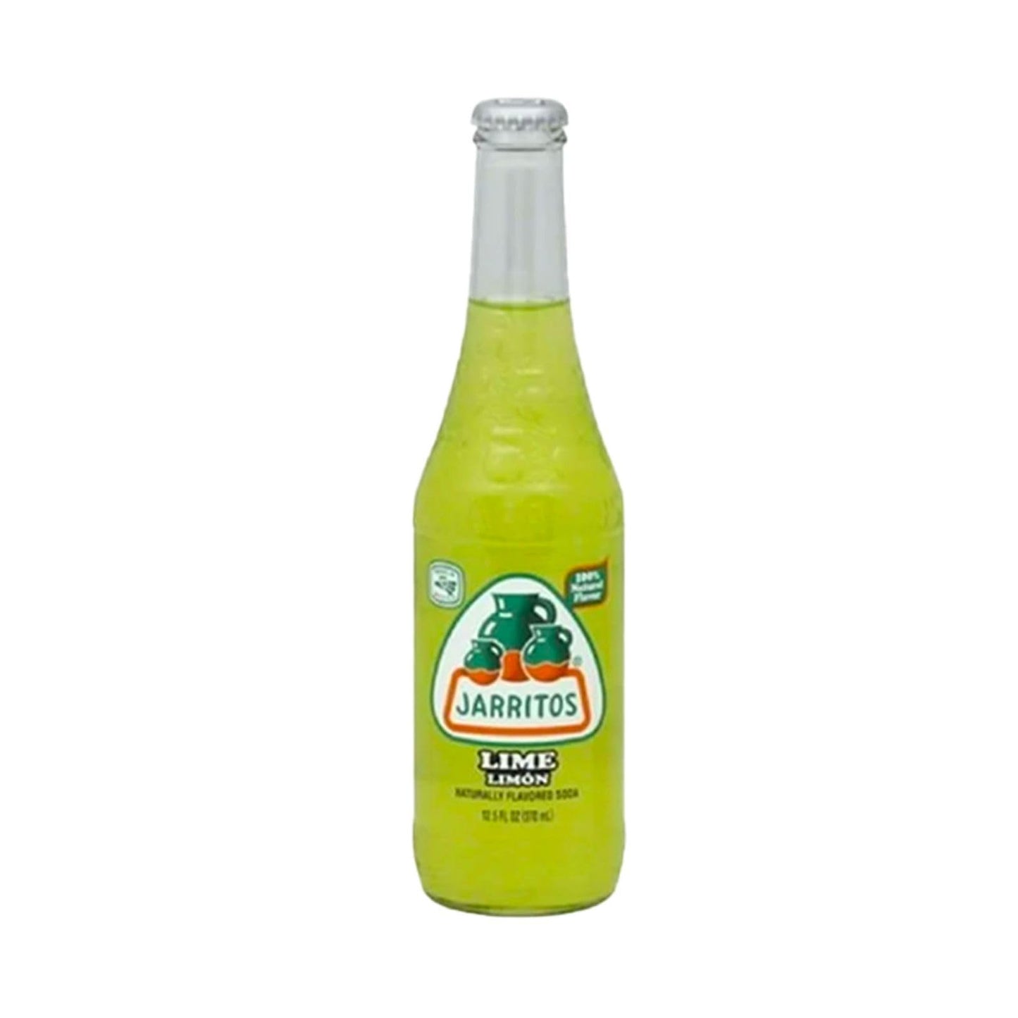 Jarritos Lime Mexican Soft Drink 12 fl oz Glass Bottles 12 Pack