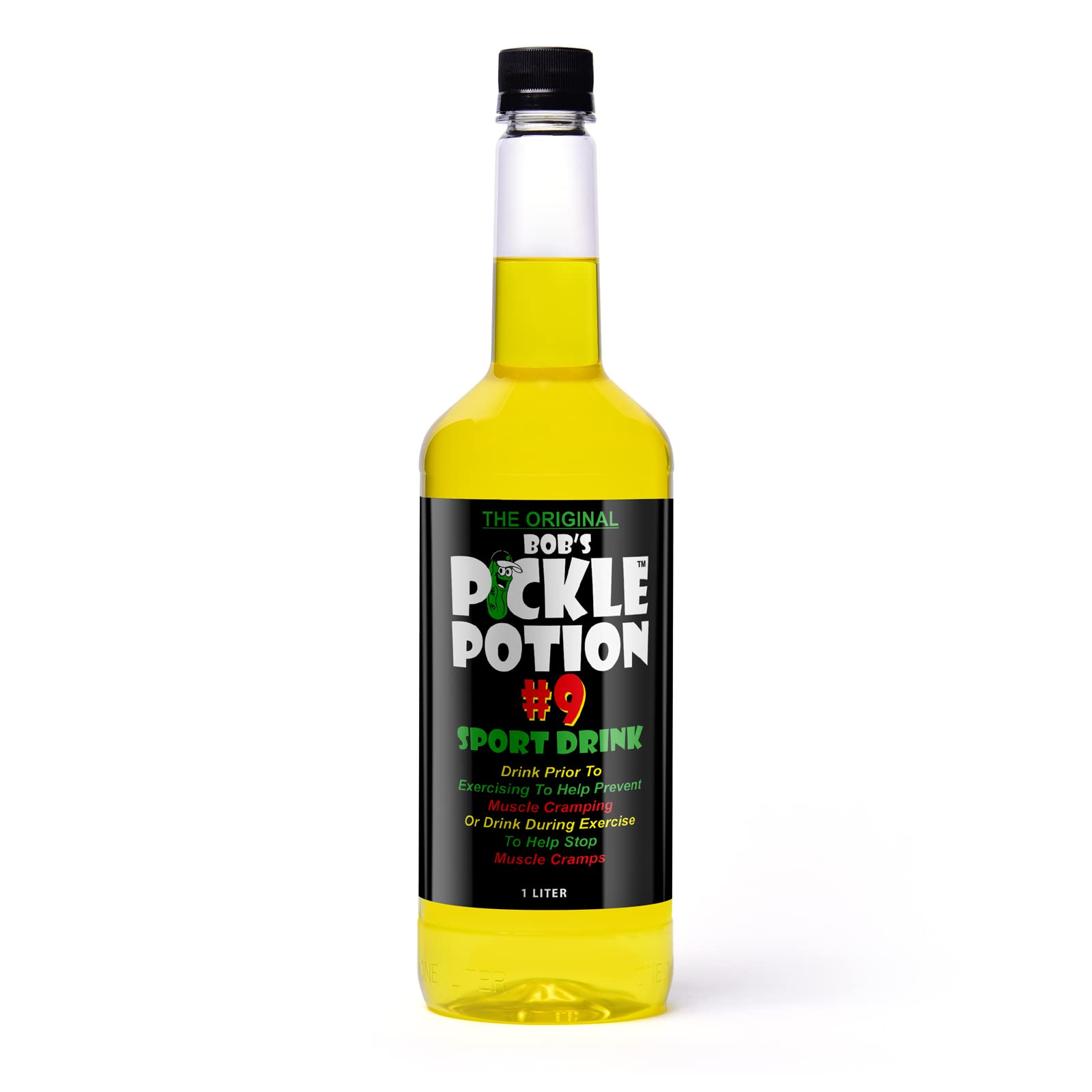 Bobs Pickle Potion #9 Dill Juice Sports Drink - 33.8 Fl Oz (Pack of 1)