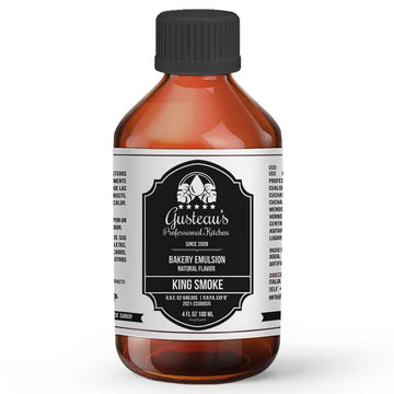 Gusteau's - King Smoke Emulsion, (Natural Smoke Flavor) 4 fl oz, Kosher, Vegan