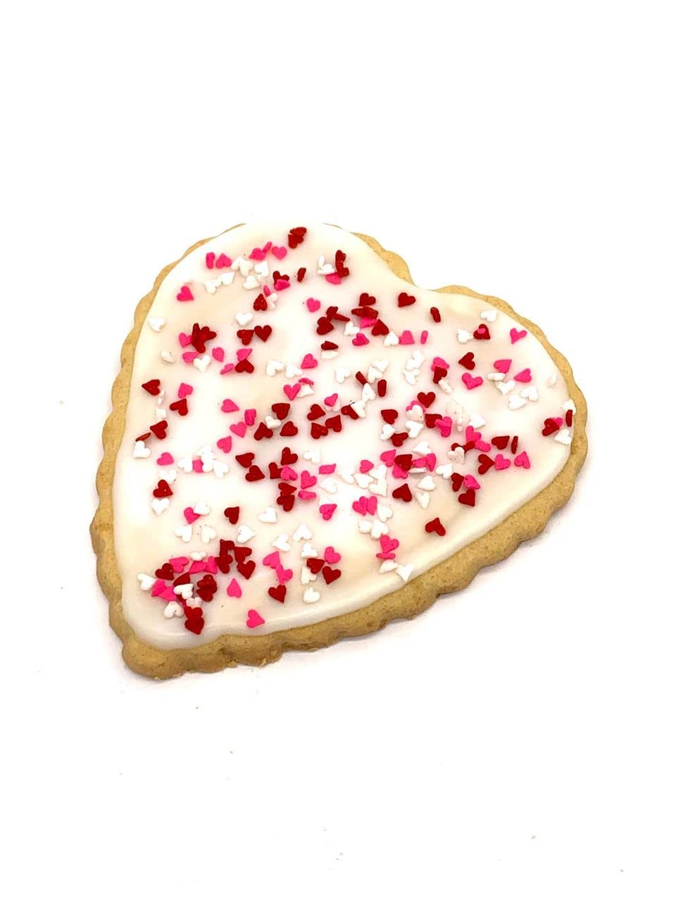 Mini Red, White & Pink Hearts, Valentine Sprinkles, Bulk Size (8 Oz.Resealable Zip Lock Bag)