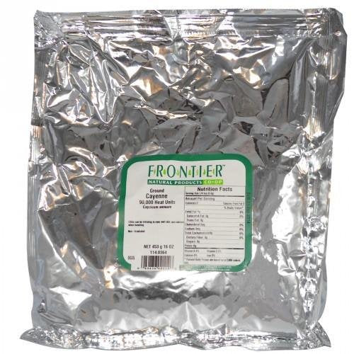 Frontier Natural Products Cayenne Ground 90000 Heat Units -- 16 oz