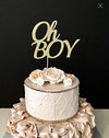 Oh Boy Cake Topper