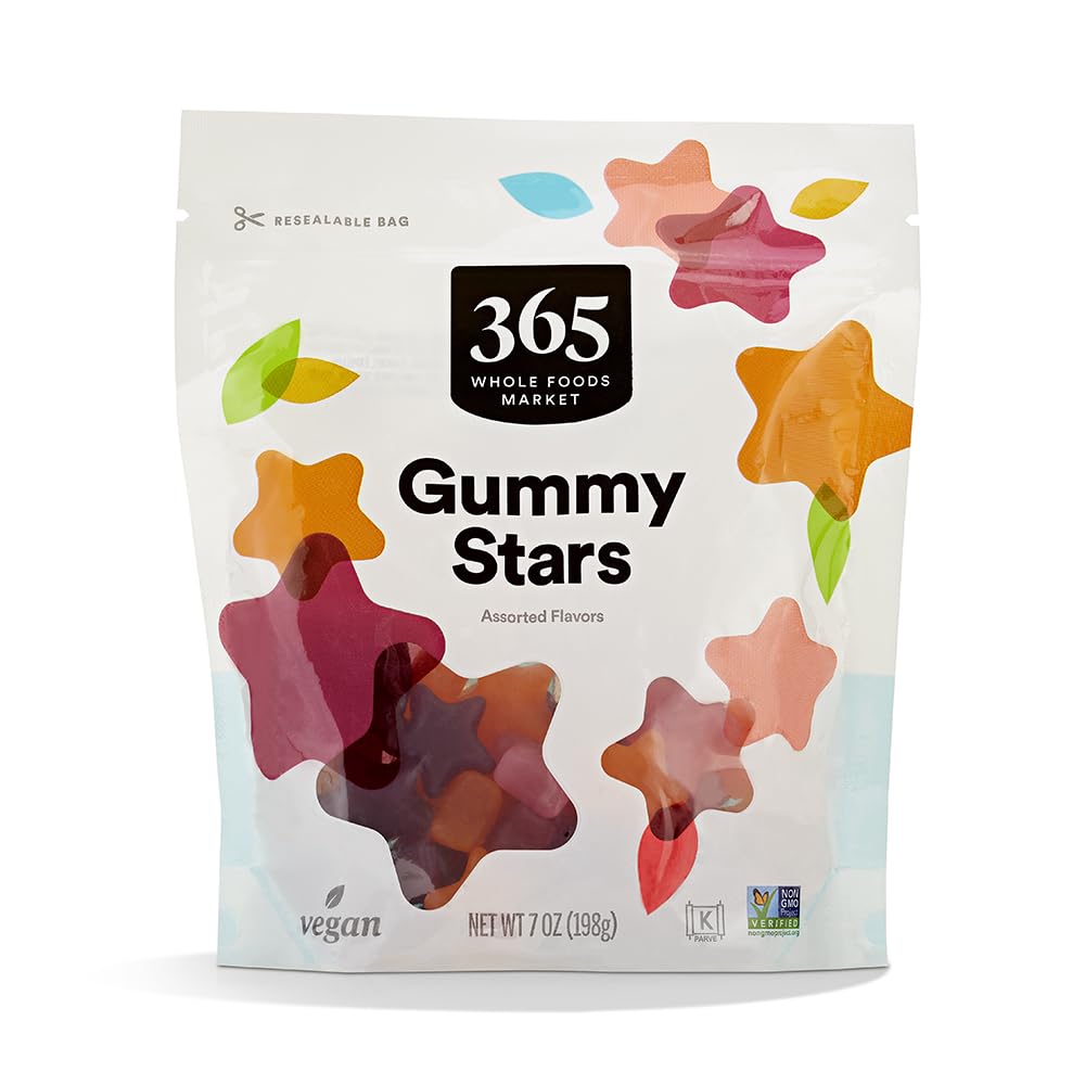 365 by Whole Foods Market  Assorted Flavor Gummy Stars  7 Ounce