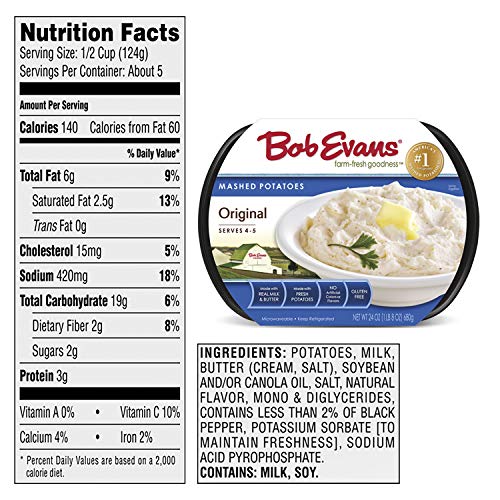 Bob Evans, Original Mashed Potatoes, 24 oz