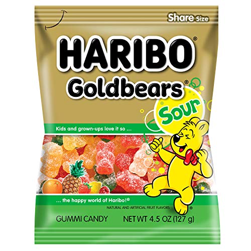 Sour Gold Bears, 4.5oz Gummy Bag (3 Pack)