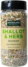 Woodland Gourmet Shallot and Herb Seasoning, Premium Spice Blend for Cooking, 7.5 oz