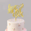 Happy Mother's Day Cake Toppers,Best Mom Ever Cake topper (Acrylic)