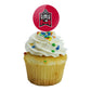 Graphics & More East Stroudsburg University Of Pennsylvania Primary Logo Cupcake Picks Toppers Decoration Set Of 6