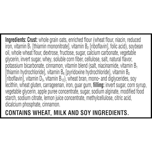 Nutri-Grain Breakfast Bars, Made with 10g Whole Grains, Snack Bars, Apple Cinnamon, 20.8oz Box (16 Count)