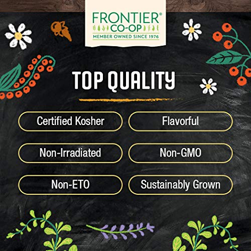 Frontier Co-op Dried Elderberries, European Whole, 8oz Bag, Kosher, Non-GMO, Purple