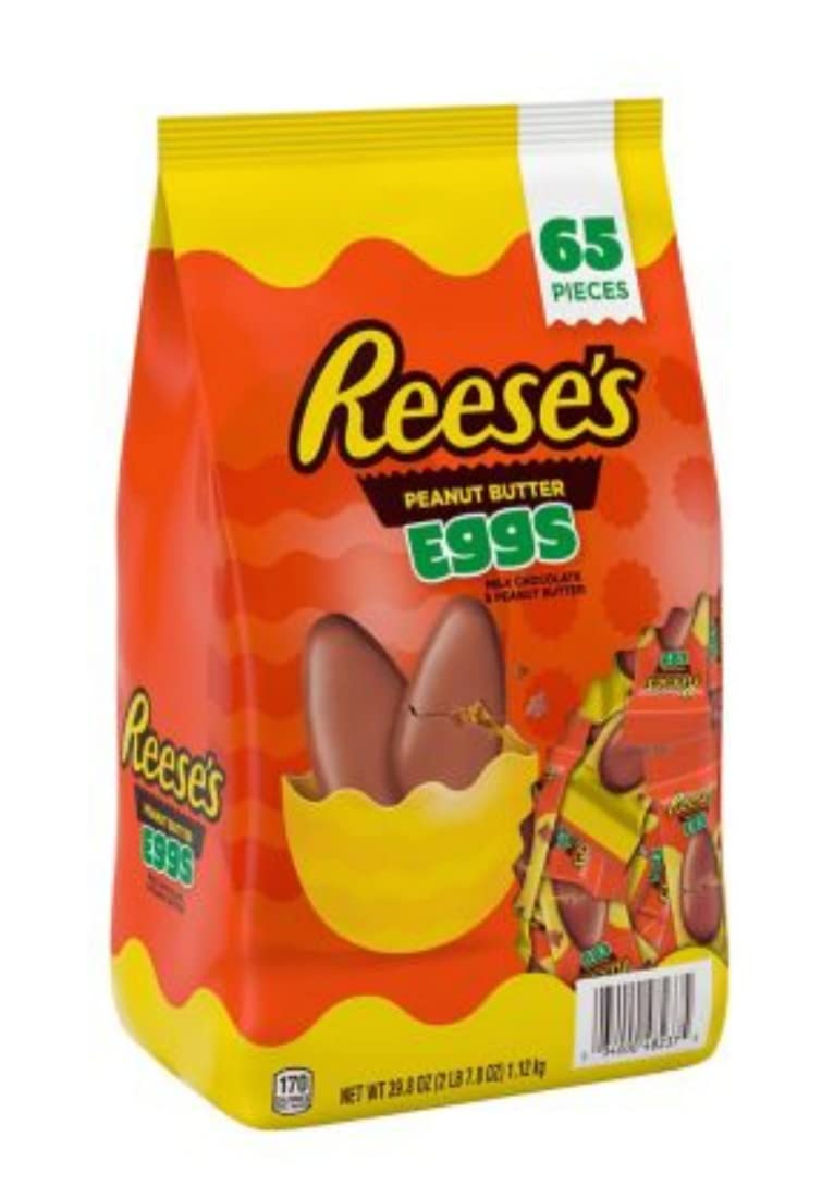 Reese's Peanut Butter Eggs, 39.8oz Bag - Creamy Chocolate & Peanut Butter Treats for Easter & Year-Round Enjoyment