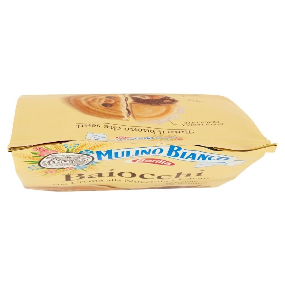 Mulino Bianco:"I Baiocchi" Cookies With Cream Hazelnut And Cocoa - 9.17 Oz (260G) [ Italian Import ]