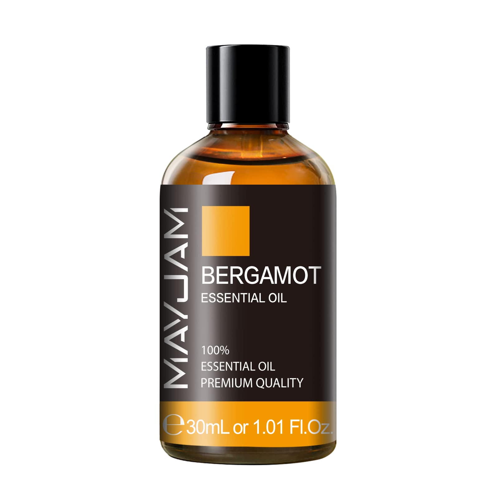 Bergamot Essential Oil 30Ml/1.01Fl.Oz, Mayjam Premium Bergamot Oils For Diffuser, Soap Making, Candle Making, Long Lasting Scent