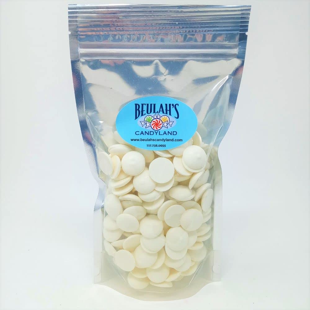 Merckens Coating Wafers, Super White, 1 Pound Package, Melting Chocolate
