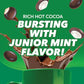 Tootsie Roll Junior Mints Hot Chocolate Pods, Mint Chocolate Flavor, 40 Count, Compatible with Keurig K-Cup malt-inspired, Rich Brown