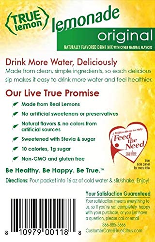 True Lemon Lemonade, 1.06 Oz, 10 Count (Pack Of 12)