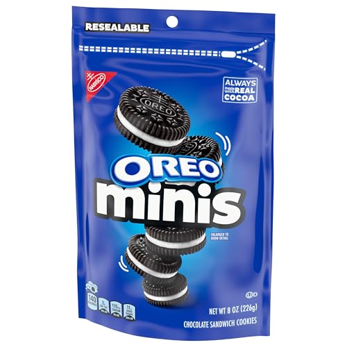 OREO Minis Chocolate Sandwich Cookies, 8 oz
