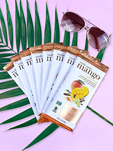 Chuao Chocolatier Totally Tangy Mango Gourmet Dark Chocolate Bars | Chile Lime Mango No Preservatives | For Gift Baskets, Christmas, Valentines, Birthday, Care Package | 3 Pack