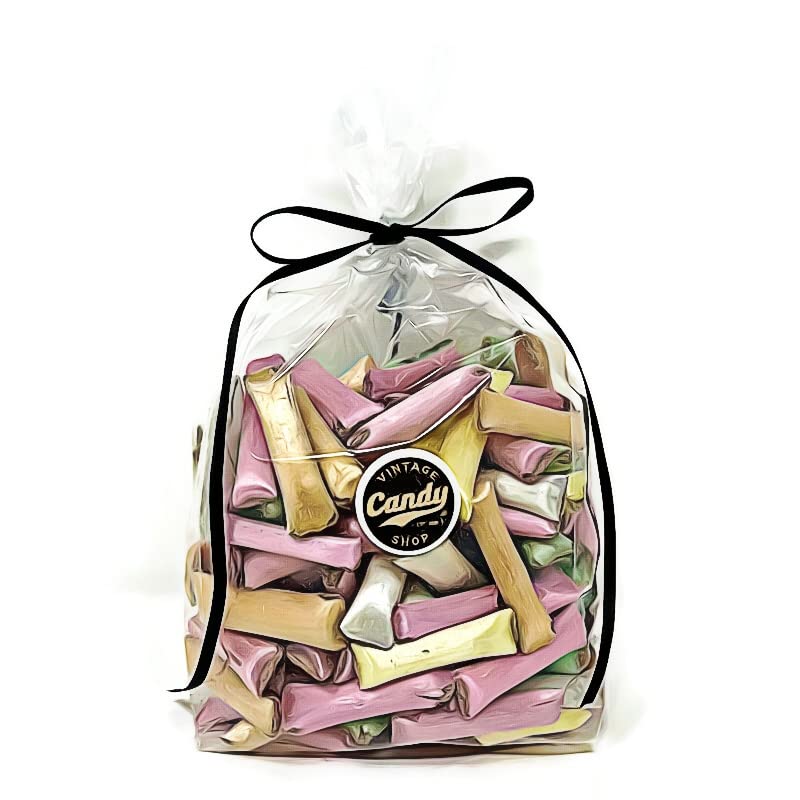 Vintage Candy Vending Plantation Candy Gift Bags - One Pound Chocolate Straws