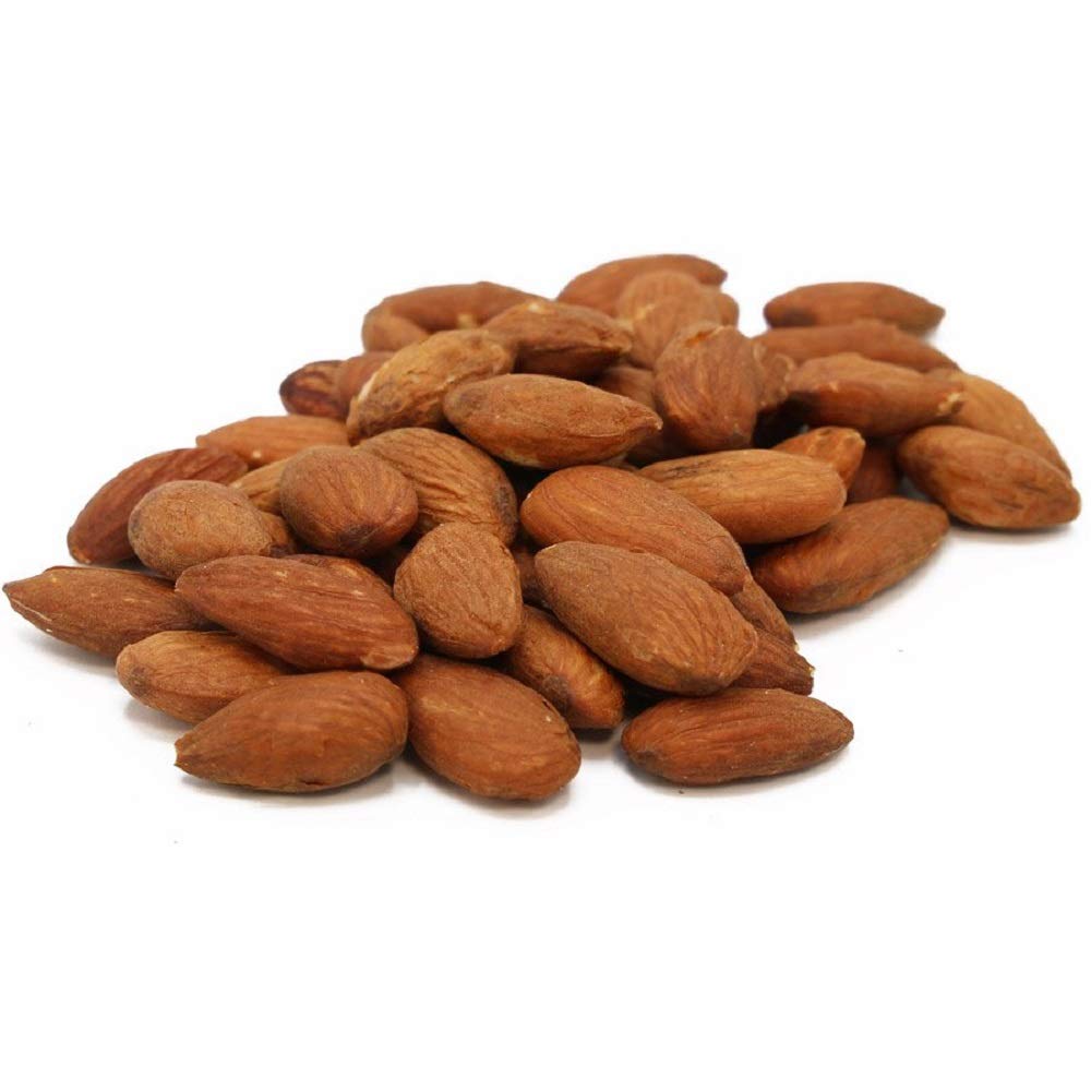 Farm Fresh Nuts Dry Roasted Unsalted California Almonds - Vegan & Keto Friendly, 4 Lbs, Almond Color