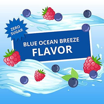 Wylers Light Island Punch, Blue Ocean Breeze, 10 CT, 1.18 Ounce (Pack of 12)