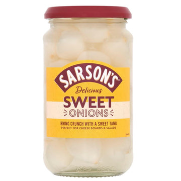 Generic Sarsons Sweet & Mild Silverskin Onions 460G (Pack Of 1)