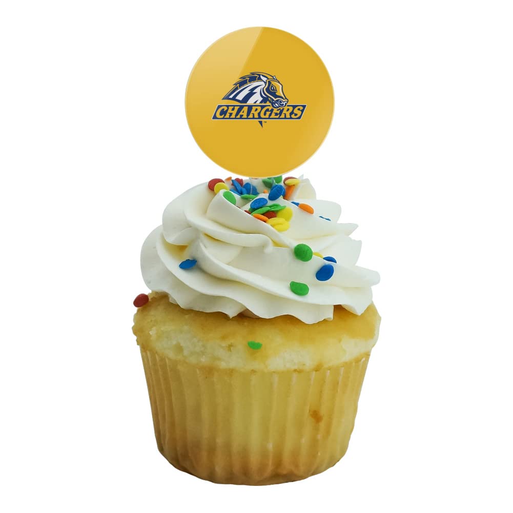 New Haven Secondary Logo Cupcake Picks Toppers Decoration Set Of 6