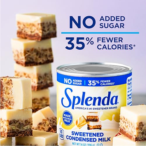 SPLENDA Reduced Calorie Sweetened Condensed Milk, No Sugar Added, 14 Ounce Can