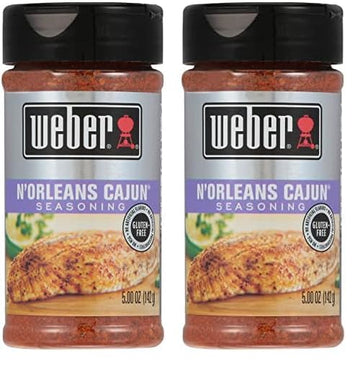 Weber N'Orleans Cajun Seasoning, 5 Ounce Shaker (Pack Of 2)