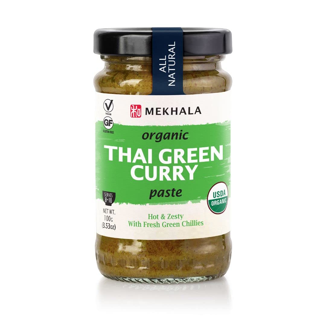 Mekhala Organic Gluten-Free Thai Green Curry Paste - 3.53oz - Pack of 1