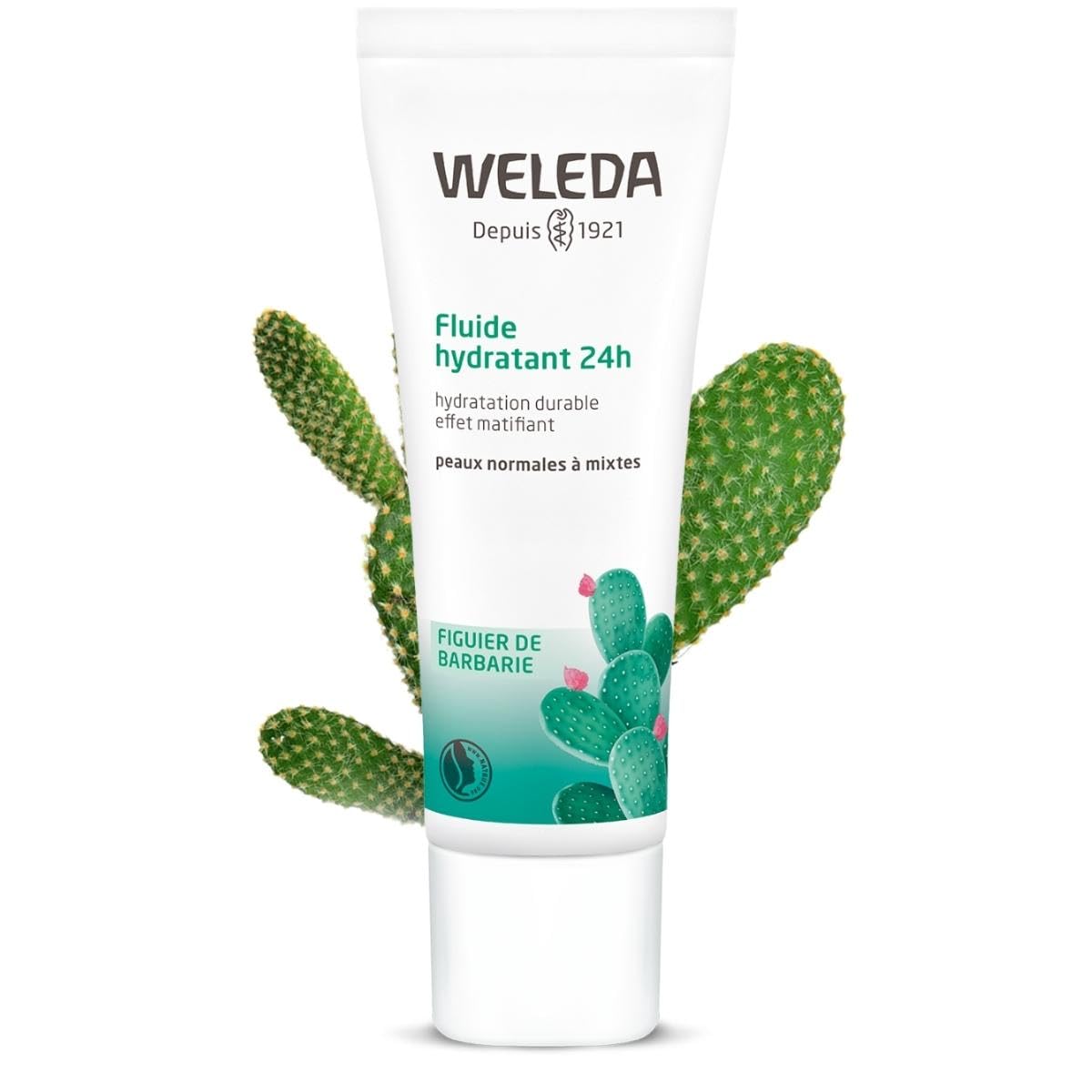 Weleda Sheer Hydration Daily Dew Face Lotion, 1 Fluid Ounce, Plant Rich Moisturizer With Prickly Pear Cactus Extract And Aloe Vera