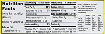 Belvita Cinnamon Brown Sugar Biscuits, 25 Count in Packs of 4 each, 44 Oz