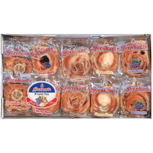 Svenhards Variety Danish Pastries - 30 Count - 3.75 lbs