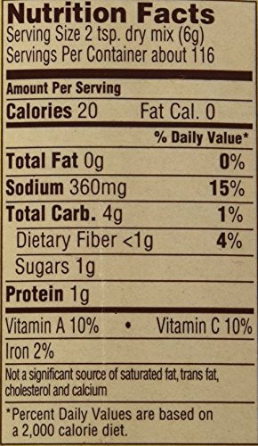 Spice Islands Premium Taco Seasoning with Chipotle Cocoa Powder and Corn Meal, 24.5 Ounce