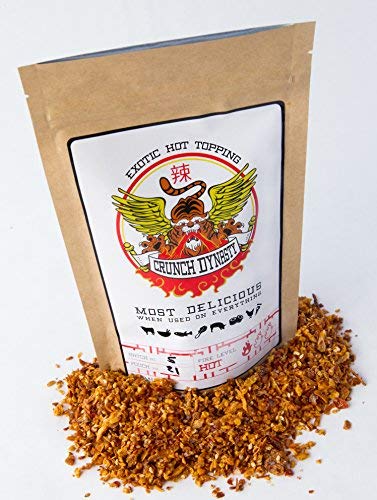 Crunch Dynasty Exotic Spicy Topping, Artisanal Blend, Crunchy Texture, Gluten-Free, 4 Ounce
