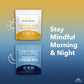Mindful Evening Sugar Free Cocoa Mix Natural Sleep Aid  40 Servings  Melatonin 3mg  L-Theanine  GABA dietary products  Natural Calm Sleep Support Stress Relief Calm Sleepy Cocoa Nighttime Hot Chocolate