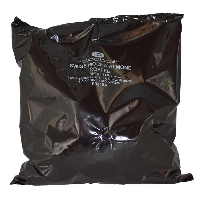 Dark Chocolate Almond Flavored Coffee, Specialty Arabica Coffee, Medium Roast, 3LB, Whole Bean