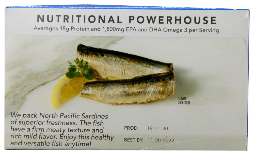 Wild Planet Wild Sardines in Water with Sea Salt, 3rd Party Mercury Tested, 4.4 Ounce (Pack of 6)