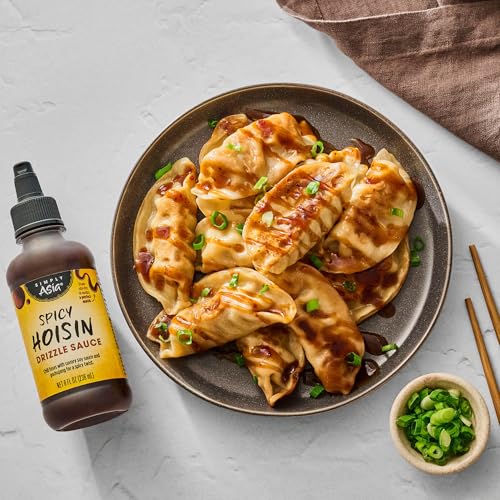 Simply Asia Drizzle Sauce, Spicy Hoisin, Savory, Spicy & Sweet Condiment Sauce For Drizzling On Noodles, Rice Bowls, Stir-Fry, S