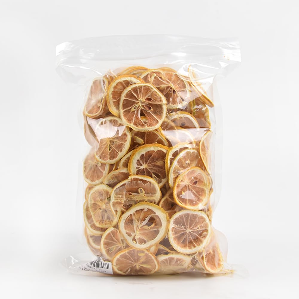 Dehydrated Dry Lemon For Cocktails, Dried Lemon 17.6Oz/500G, 100% Natural & No Additives, No Sugar Added (17.6 Oz)
