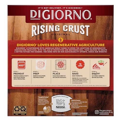 Digiorno Frozen Pizza, Rising Crust Pepperoni Pizza 24.7 oz