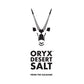 Oryx Desert Salt Grinder - Ceramic Mill For Coarse Kosher Salt - Naturally Organic Seasoning - Alternative To Sea Salt, Himalayan & Rock Salt, From Salt Lakes In The Kalahari Desert,3.52 Oz