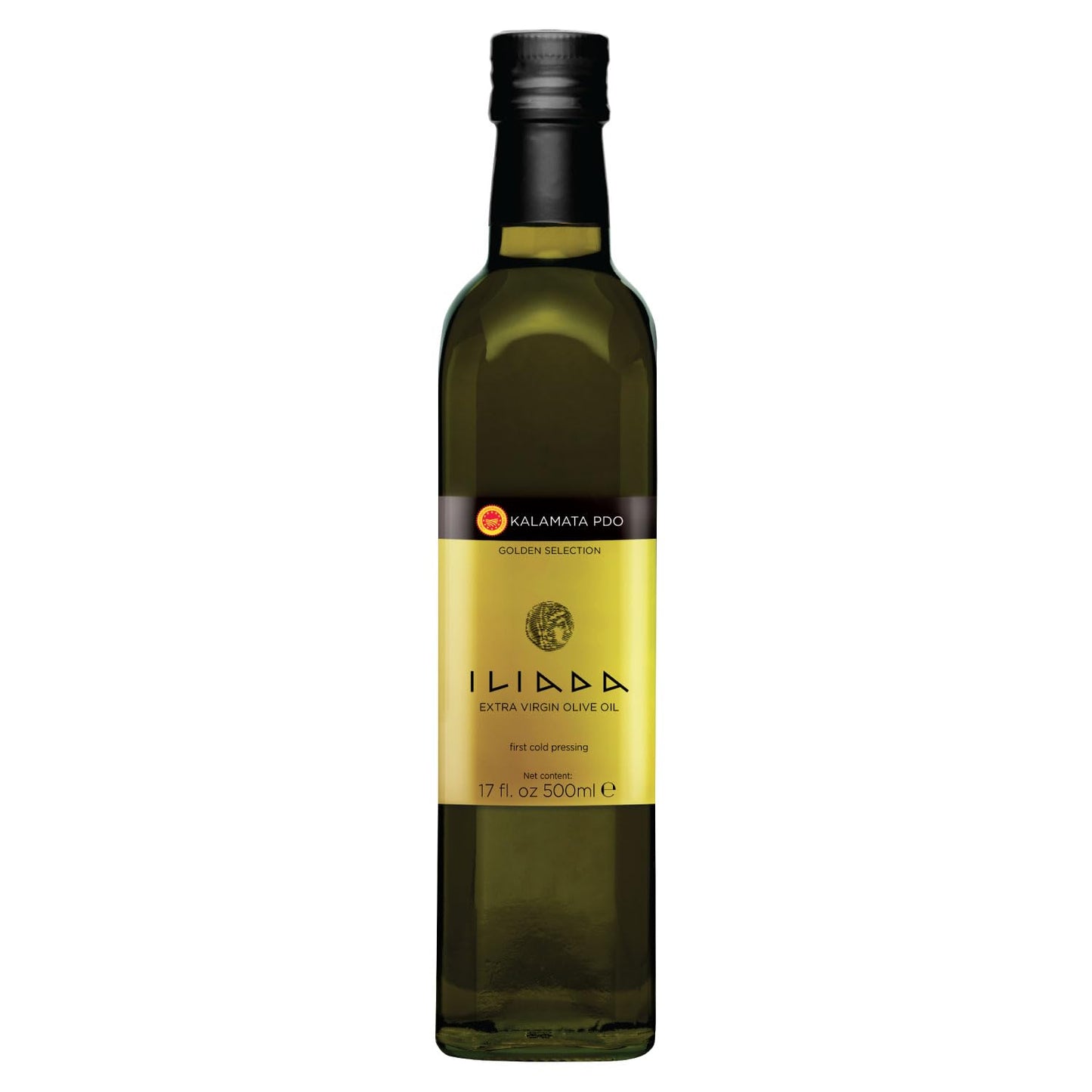 Iliada Kalamata PDO Extra Virgin Olive Oil, Cold Pressed, 500mL, Monovarietal Koroneiki, Polyphenol Rich