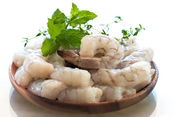 New York Steak & Seafood Wild-?aught Shrimp - Frozen Fresh Wild-caught Shrimp - Wild Caught Uncooked Shrimp - 64 oz. Colossal (a