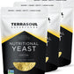 Terrasoul Superfoods Premium Nutritional Yeast Flakes, 3 Lbs (Pack of 3), Fortified, Savory Superfood for Vegan Cheese, Seasonin