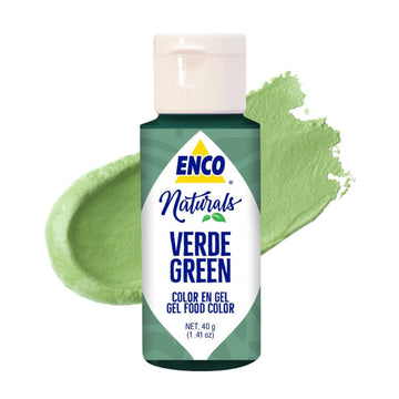 ENCO Naturals Food Coloring Gel Green 1.41 oz (40g) Concentrated