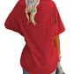 Ebifin Womens Oversized T Shirts Tees Half Sleeve V Neck Comfy Cozy Cotton Tunic Tops