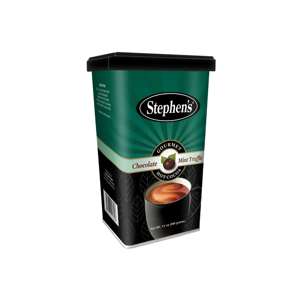 Stephen'S Gourmet Hot Cocoa, Mint Truffle, 14 Oz (Pack Of 3)
